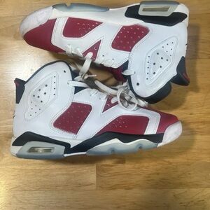 Kids Red and White Sneakers